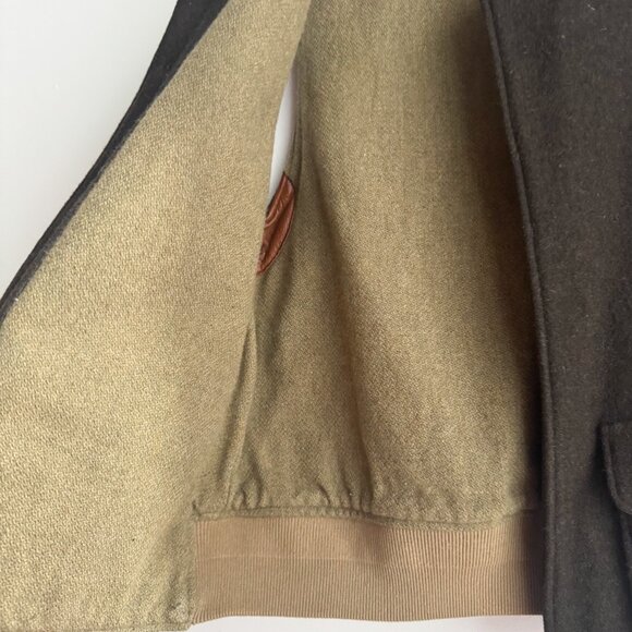 Kapital Army Green Wool Snap Closure Vest S - Picture 2 of 8